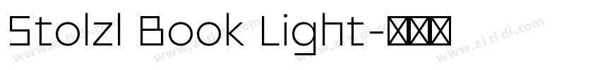 Stolzl Book Light字体转换